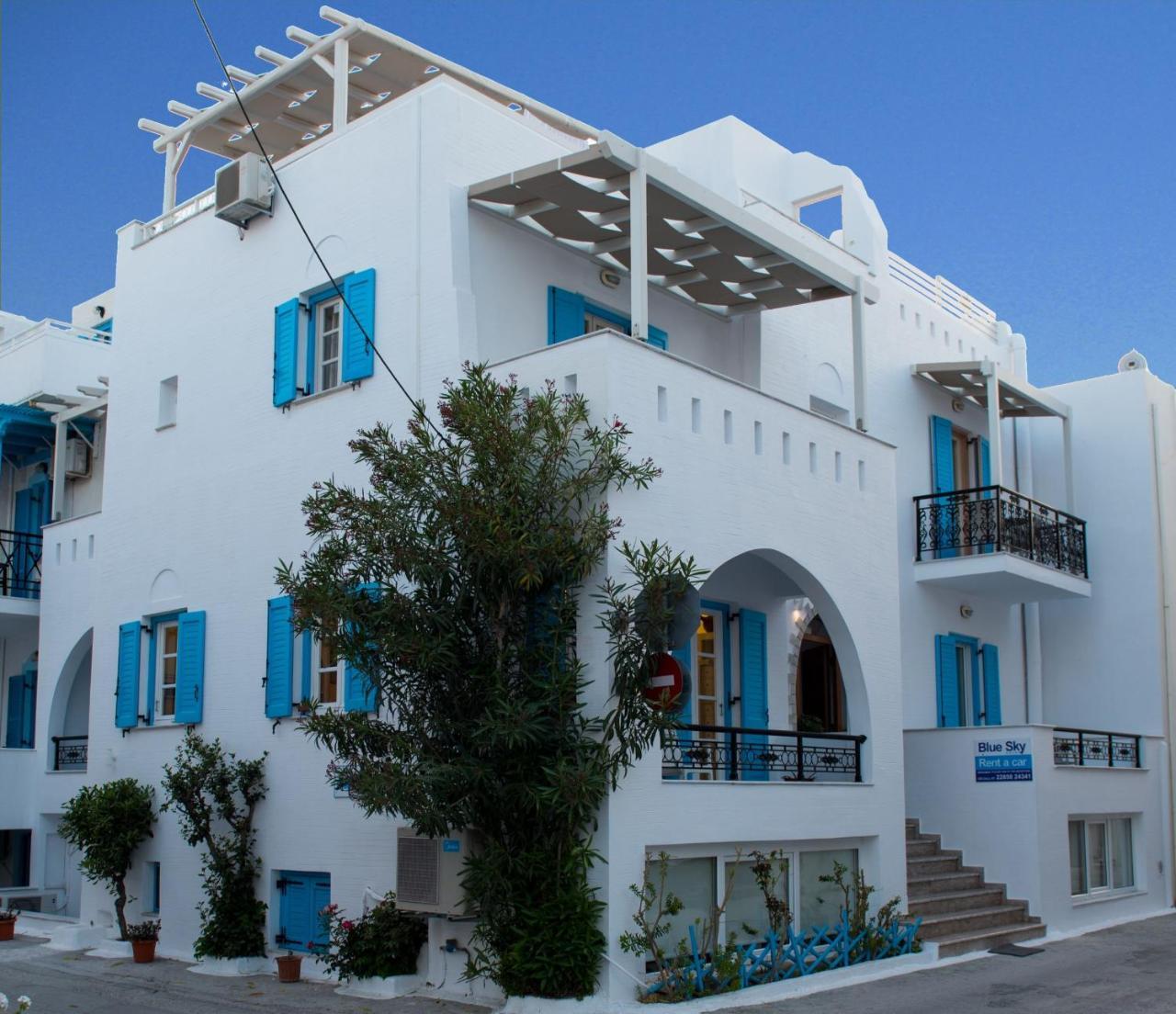 Blue Sky Summer Naxos City Esterno foto